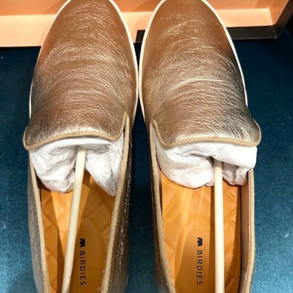 Birdies - The Swift Leather  Shoes - Gold - NWT